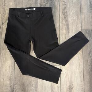 Betabrand Dress Pant Yoga Pants Skinny Leg Black S Petite Business Casual